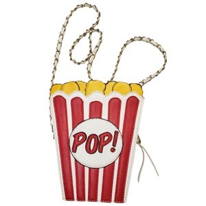 Nila Anthony Popcorn Bucket Popart Shoulder Purse / Crossbody Bag